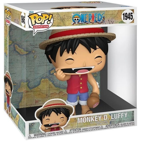 Funko POP #1945 Jumbo One Piece Monkey D. Luffy with Meat Figure